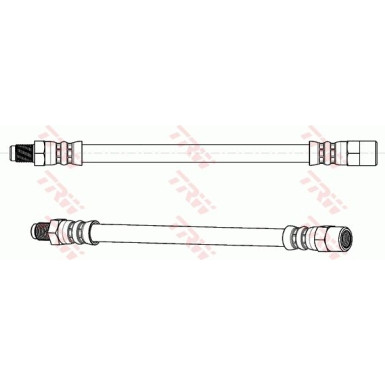 Bremsschlauch AUDI A6 Avant 2.6 quattro 94-97 PHB650 Bremsschlauch AUDI A6 Avant 2.6 quattro 94-97 PHB650