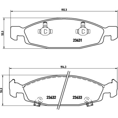 BREMBO Bremsklötze VA P 37 005 BREMBO Bremsklötze VA P 37 005