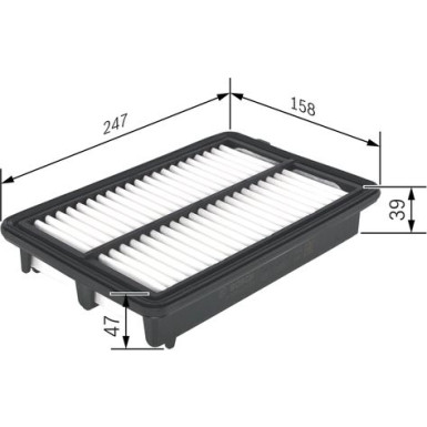 Luftfilter F 026 400 439 Luftfilter F 026 400 439