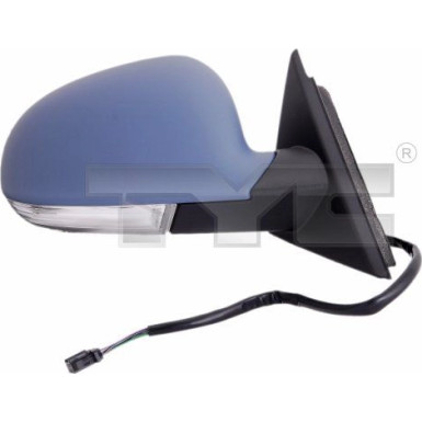 SPIEGEL L EL VERS HZB ASPH grundiert +BLI VW PASSAT 10,03-8,05 7256,701,3