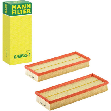 Mann & Hummel Luftfilter PKW MERCEDES C,E-,M-Klasse 07 C 3698/3-2