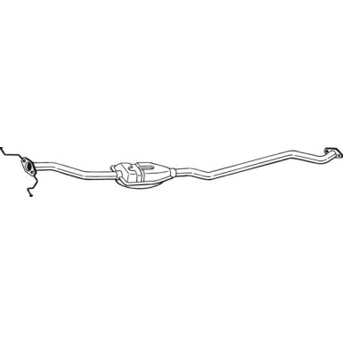 Bosch Automotive Auspuffschalldämpfer 291-127