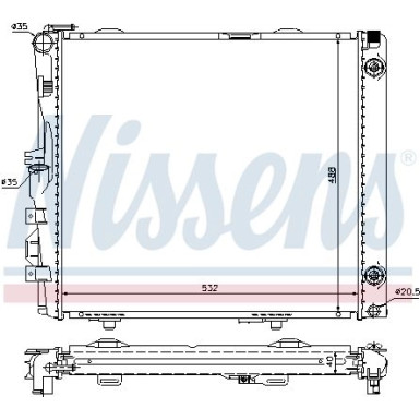 Wasserkühler PKW 62683A Wasserkühler PKW 62683A