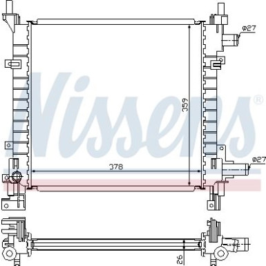 Wasserkühler PKW 62083A Wasserkühler PKW 62083A