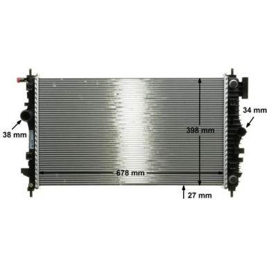 Kühler, Motorkühlung CR 1103 000P