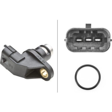 HELLA Sensor, Nockenwellenposition 6PU 009 121-591 HELLA Sensor, Nockenwellenposition 6PU 009 121-591