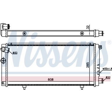 Wasserkühler PKW 63729A