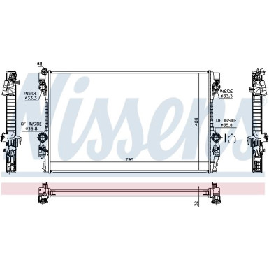 Wasserkühler PKW Porsche Panamera 09 63779