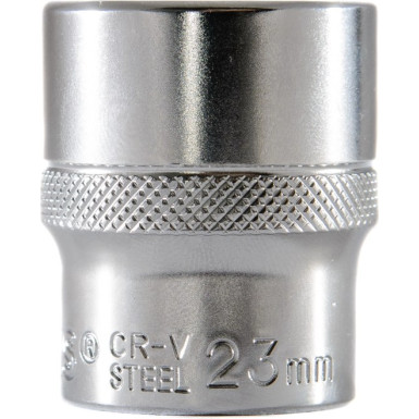 Steckschlüsseleinsatz 1/2, 6-Kant, 23 mm OK-01.2623 Steckschlüsseleinsatz 1/2, 6-Kant, 23 mm OK-01.2623
