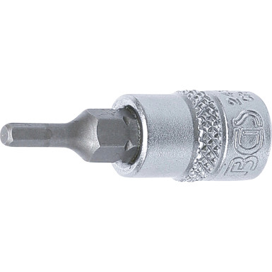 BGS Bit-Einsatz Antrieb Innenvierkant 6,3 mm (1/4 ) Innensechskant 3 mm 2497 BGS Bit-Einsatz Antrieb Innenvierkant 6,3 mm (1/4 ) Innensechskant 3 mm 2497