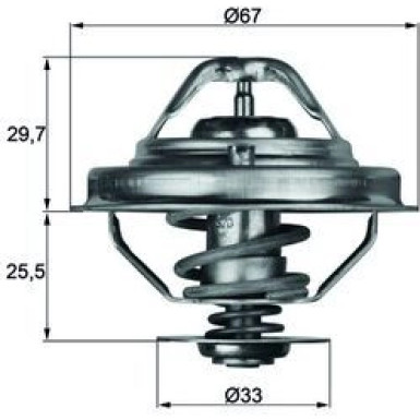Thermostateinsatz mit Dichtung BMW 3 (E36) 90-00 BEHR TX 38 88D