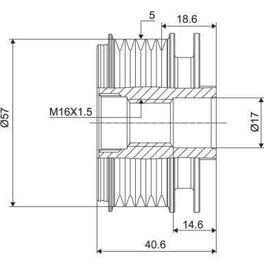 Generatorfreilauf 588043 Generatorfreilauf 588043