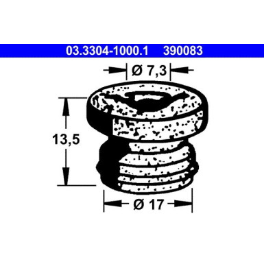 Stoppen, Bremsflüssigkeitsbeh„Lter 03.3304-1000.1 Stoppen, Bremsflüssigkeitsbeh„Lter 03.3304-1000.1