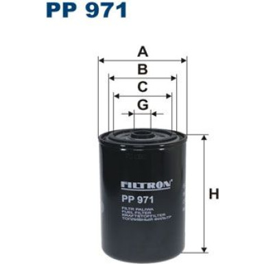 FILTRON Kraftstofffilter PP 971
