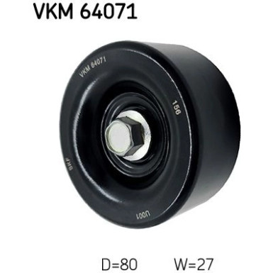 Multi-V-Umlenkrolle VKM 64071