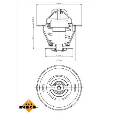 Thermostat, Kühlmittel 725036 Thermostat, Kühlmittel 725036