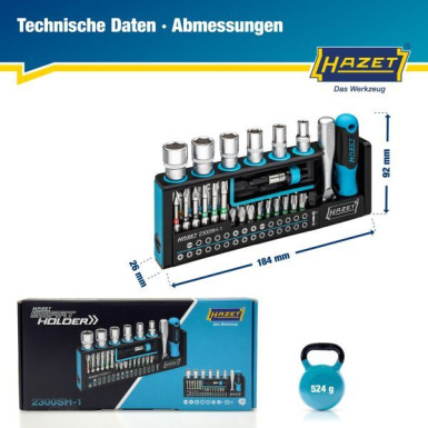 HAZET Set, Schraubendreher-Einsatz (Bits) 2300SH-1 HAZET Set, Schraubendreher-Einsatz (Bits) 2300SH-1