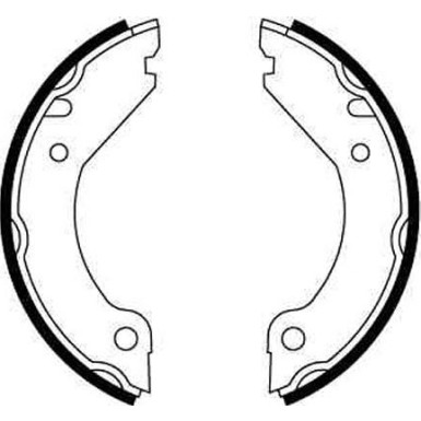 76 462 002 Bremsbacken GS8204 76 462 002 Bremsbacken GS8204