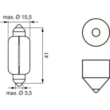 C21W 12V 21W PURE LIGHT BOSCH KFZ-GLUEHLAMPE Pure Light 1987302230