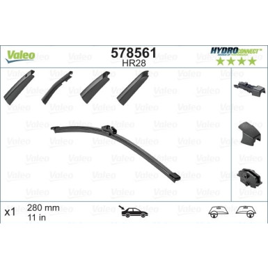 VALEO HydroConnect Rear 28cm 578561
