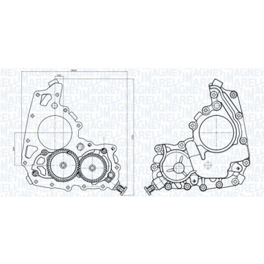 MAGNETI MARELLI Ölpumpe 351516000121