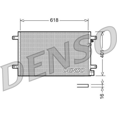 DENSO Klimaanlagenkühler DCN02006