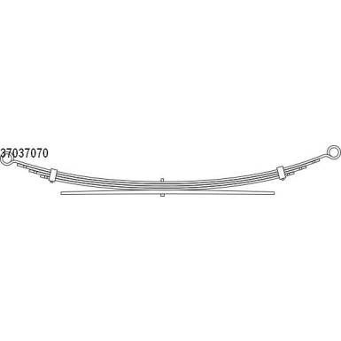 Federpaket - Federung/Dämpfung Nissan T. Np300 Navara 05- (4+1) (670/740mm) Verstärkt 10.370.370.70 Federpaket - Federung/Dämpfung Nissan T. Np300 Navara 05- (4+1) (670/740mm) Verstärkt 10.370.370.70