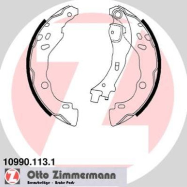 ZIMMERMANN Bremsbacken 10990.113.1 ZIMMERMANN Bremsbacken 10990.113.1