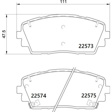 BREMBO Bremsklötze VA P 30 115