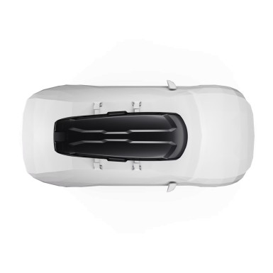 Thule Box Vector L schwarz Metallic -613701 Thule Box Vector L schwarz Metallic -613701