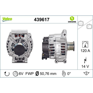 VALEO Generator 439617 VALEO Generator 439617