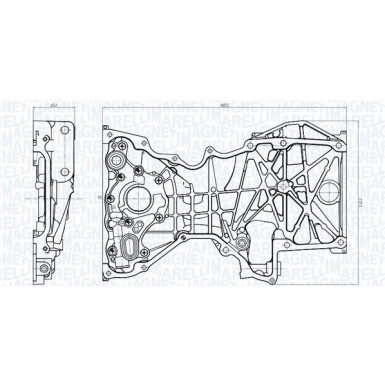 MAGNETI MARELLI Ölpumpe 351516000108