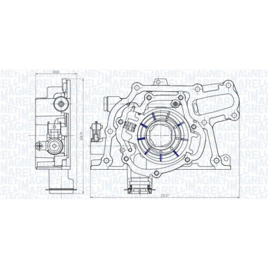 MAGNETI MARELLI Ölpumpe 351516000140