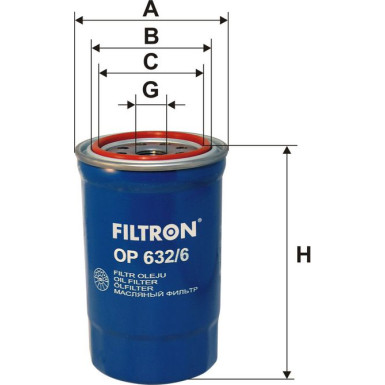 FILTRON Ölfilter OP 632/6