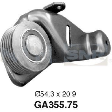 SNR Spannrolle, Keilrippenriemen GA355.75 SNR Spannrolle, Keilrippenriemen GA355.75