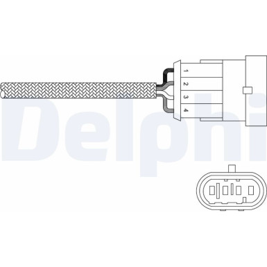 DELPHI Lambdasonde ES20302-12B1 DELPHI Lambdasonde ES20302-12B1