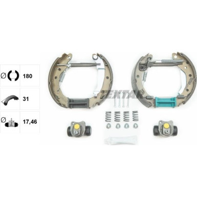 Satz Bremsbacken Chevrolet Matiz 84054000 Satz Bremsbacken Chevrolet Matiz 84054000