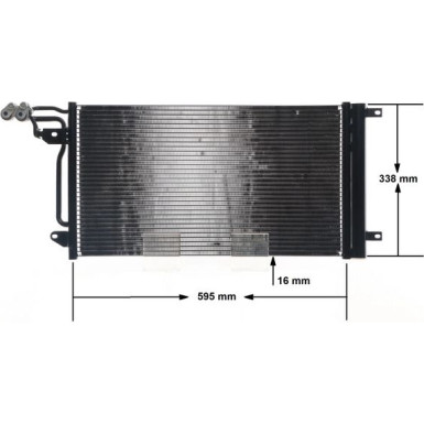Kondensator, Klimaanlage AC 566 000S Kondensator, Klimaanlage AC 566 000S
