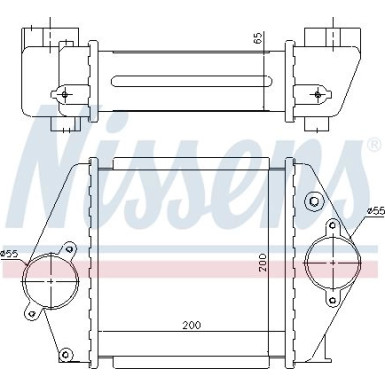 Ladeluftkühler PKW MAZDA 6 2,0Di 8,02-8,07 96570 Ladeluftkühler PKW MAZDA 6 2,0Di 8,02-8,07 96570