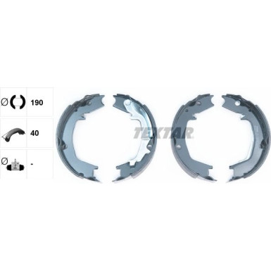 Handbremsbacken Kia Sportage 04-/Tuscon 190X40 91066400