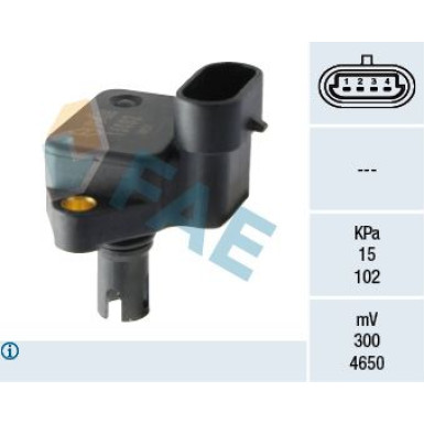 FAE Sensor, Saugrohrdruck 15062 FAE Sensor, Saugrohrdruck 15062