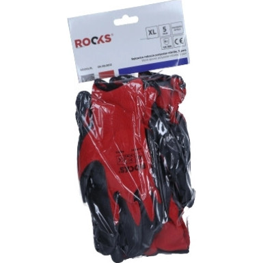 Arbeitshandschuhe Aus Polyester-Nitrill, Größe Xl, 5 Paar OK-09.0012 Arbeitshandschuhe Aus Polyester-Nitrill, Größe Xl, 5 Paar OK-09.0012