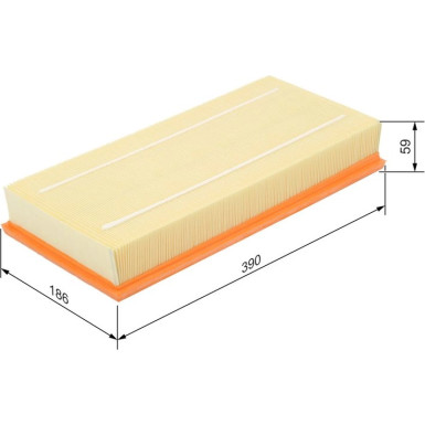 Luftfilter 1987429190 Luftfilter 1987429190