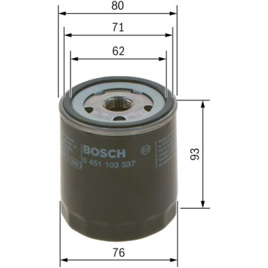 Ölfilter AUDI,SEAT,SKODA,VW 0 451 103 337 Ölfilter AUDI,SEAT,SKODA,VW 0 451 103 337