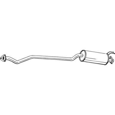 Bosch Automotive Auspuffschalldämpfer 286-395 Bosch Automotive Auspuffschalldämpfer 286-395
