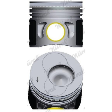 NÜRAL Kolben 87-114900-65