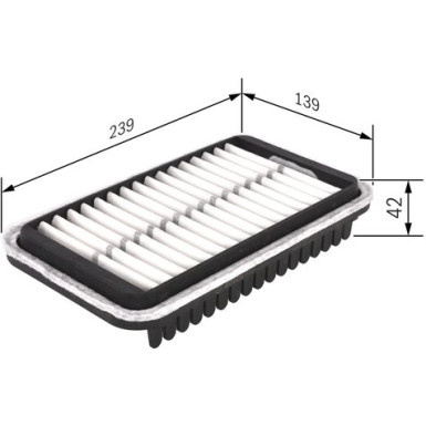Luftfilter F 026 400 418 Luftfilter F 026 400 418