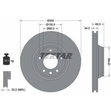 Bremsscheibe Porsche P. Cayenne/Touareg 18 Pr 92121805 Bremsscheibe Porsche P. Cayenne/Touareg 18 Pr 92121805
