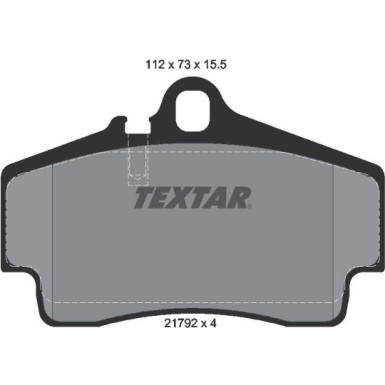 Bremsbelagsatz Porsche T. 911 (996) Carrera 97-/Cayman 04 2179203
