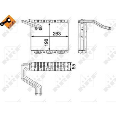 Verdampfer, Klimaanlage EASY FIT 36142
